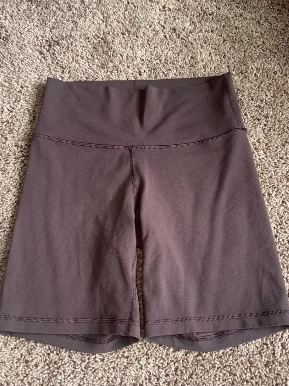 TNAction dark brown high-waisted biker shorts